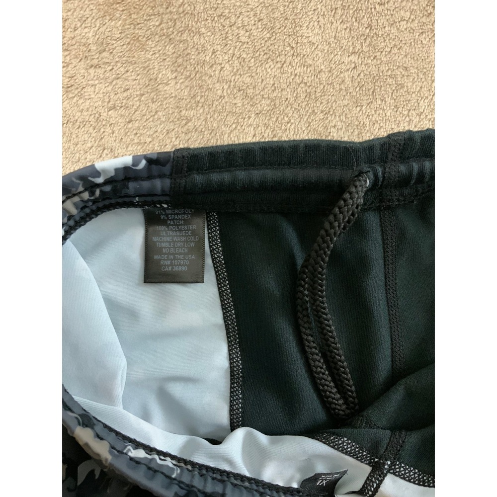 Kerrits Black Leggings with Gray Horse-Print Panels - Picture 5 of 9